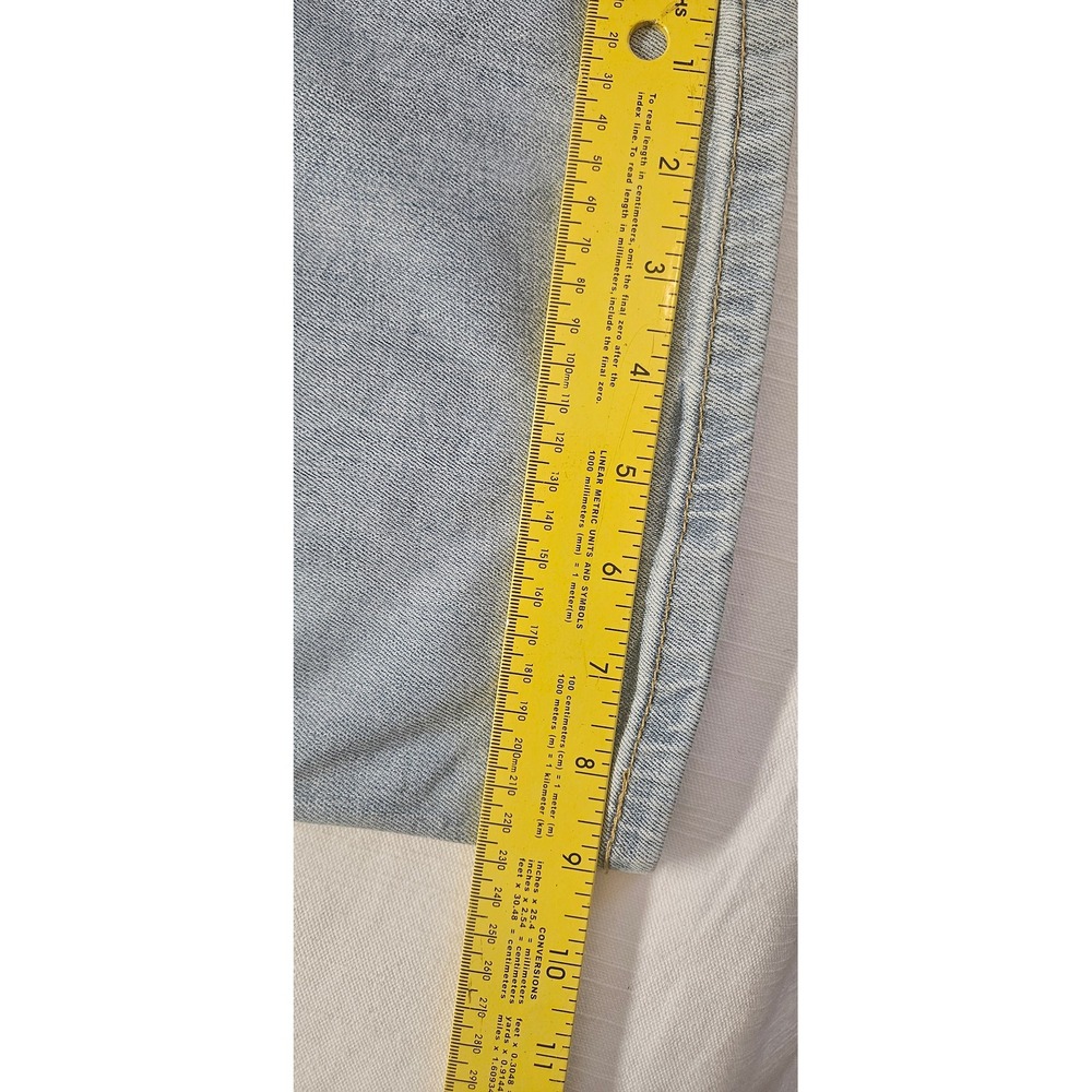Levis 527 Slim Bootcut Jeans Mens 36x30 Light Wash Blue Denim 05527-0462 - Picture 4 of 7